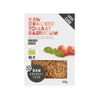 Jumbo Raw organic food raw cracker tomaat basilicum 125g aanbieding