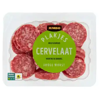 Jumbo Jumbo plakjes cervelaat droge worst 100g aanbieding