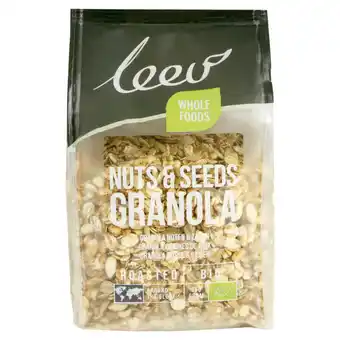 Jumbo Leev granola noten & zaden roasted bio 350g aanbieding