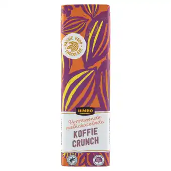 Jumbo Jumbo verrassende melkchocolade koffie crunch 200g aanbieding