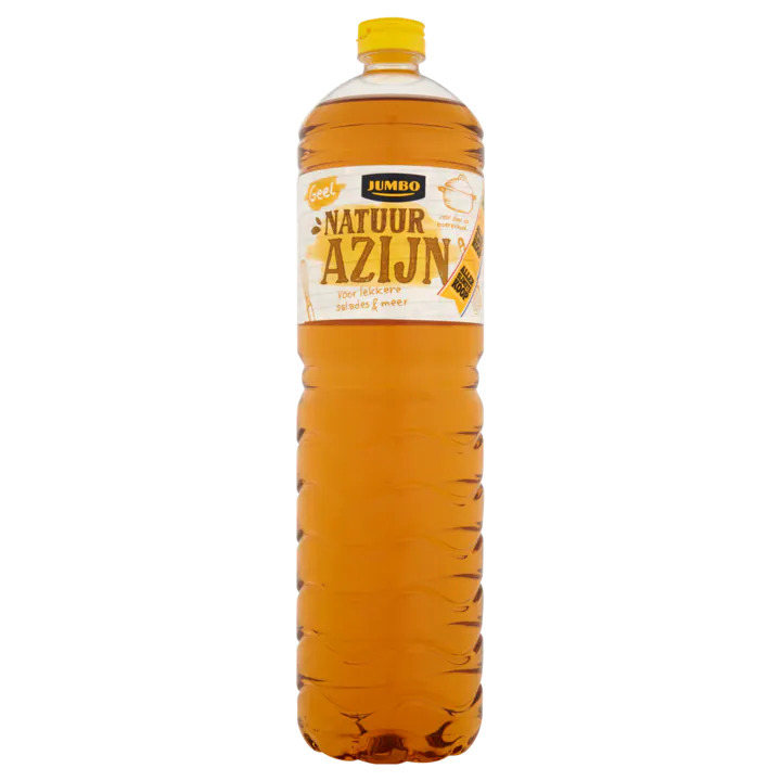 Jumbo gele natuurazijn 1, 5l aanbieding bij Jumbo