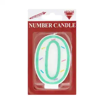 Jumbo Articor number candle 0 aanbieding