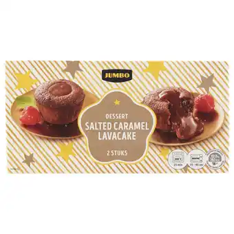 Jumbo Jumbo - lava cake salted caramel - 2 stuks aanbieding