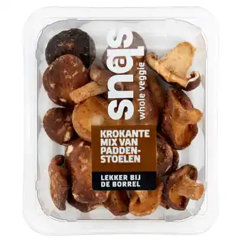 Jumbo Snaqs krokante mix van paddenstoelen 40g aanbieding