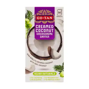 Jumbo Go-tan creamed coconut cocoscreme santen 3 x 50g aanbieding