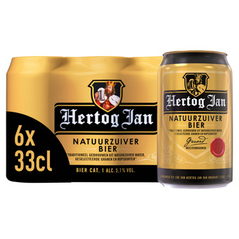 Jumbo Hertog jan - pils - blik - 6 x 330ml aanbieding