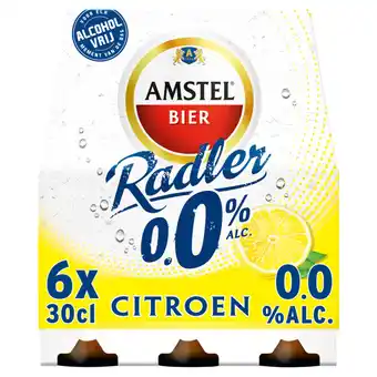 Jumbo Amstel radler 0.0 bier citroen fles 6 x 30cl aanbieding