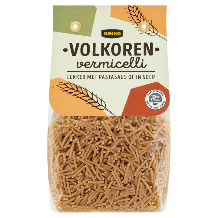 Jumbo volkoren vermicelli 250g aanbieding bij Jumbo
