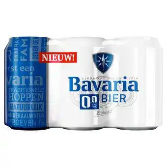 Jumbo Bavaria - pils - 0.0% alcoholvrij - blik - 6 x 300ml aanbieding