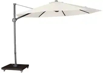 Woonboulevard Poortvliet Platinum parasol (excl.voet) ibiza 3m ecru aanbieding