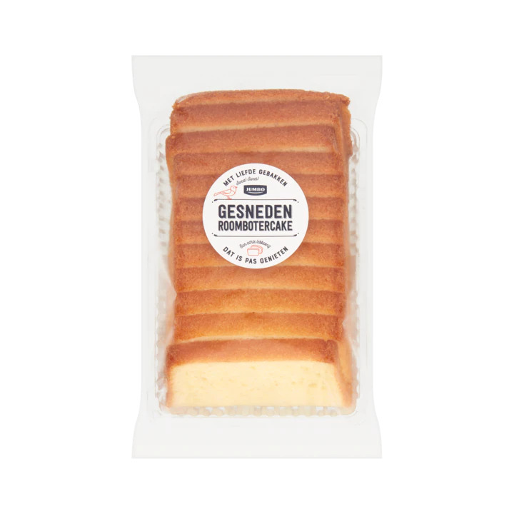 Jumbo gesneden roomboter cake 400g aanbieding bij Jumbo