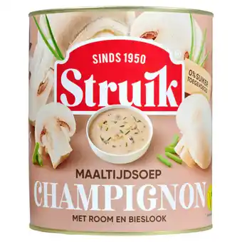 Jumbo Struik maaltijdsoep champignon 810g aanbieding