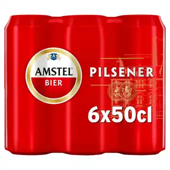 Jumbo Amstel pilsener bier blik 6 x 500ml aanbieding