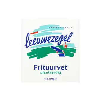 Jumbo Leeuwezegel frituurvet plantaardig 4 x 250g aanbieding