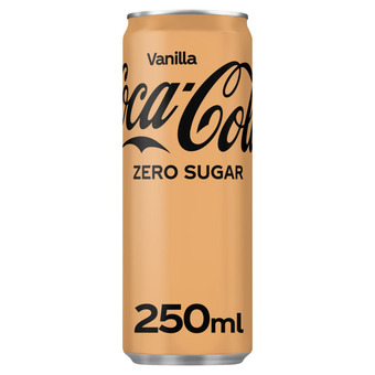 Jumbo Coca-cola zero sugar vanilla 4 x 250ml aanbieding