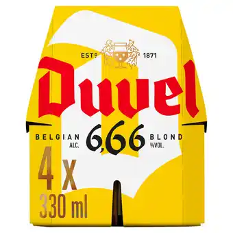 Jumbo Duvel 6.66% blond speciaalbier 4 x 33cl aanbieding