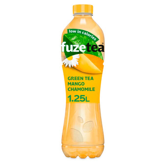 Jumbo Fuze tea green tea mango chamomile 1, 25l aanbieding