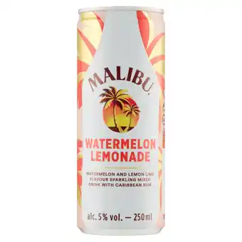 Jumbo Malibu watermelon lemonade - blik 250ml aanbieding