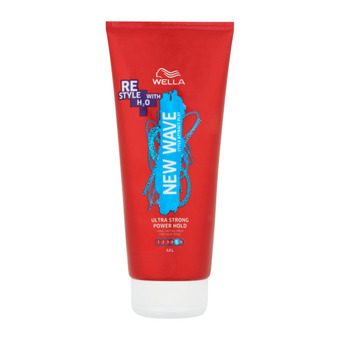 Jumbo Wella new wave ultra strong power hold gel 200ml aanbieding