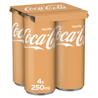Jumbo Coca-cola vanilla 4 x 250ml aanbieding