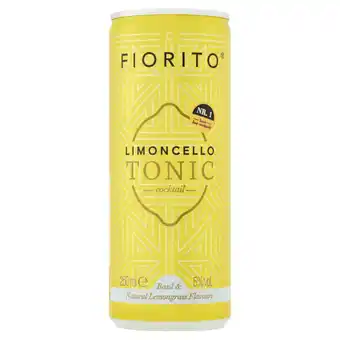 Jumbo Fiorito limoncello tonic cocktail 250ml aanbieding