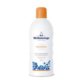 Jumbo Melkmeisje honing bad & douche crème 1l aanbieding