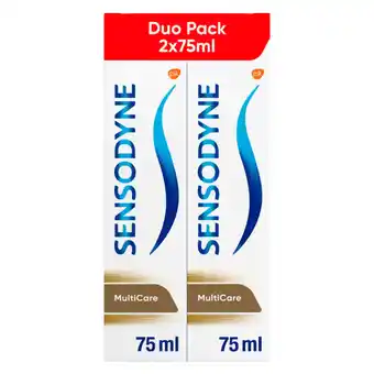 Jumbo Sensodyne multicare tandpasta voor gevoelige tanden 2x 75ml aanbieding