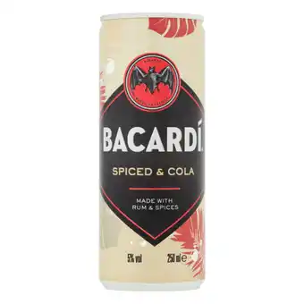 Jumbo Bacardí spiced & cola 250ml aanbieding