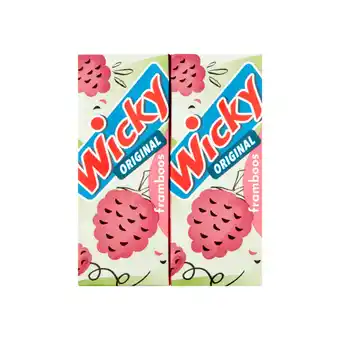 Jumbo Wicky original framboos 10 x 200ml aanbieding