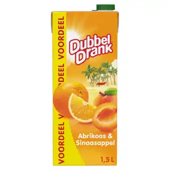 Jumbo Dubbeldrank abrikoos & sinaasappel 1, 5l aanbieding