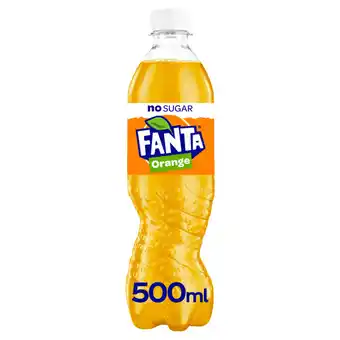 Jumbo Fanta orange no sugar pet 500ml aanbieding