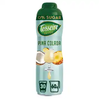 Jumbo Teisseire pina colada 0% suiker vruchtensiroop 60cl aanbieding