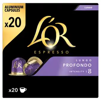 Jumbo L'or lungo profondo koffiecups voordeelpak 20 stuks aanbieding