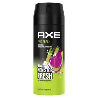 Jumbo Axe deodorant bodyspray epic fresh 150ml aanbieding