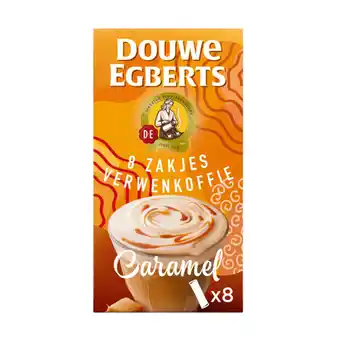 Jumbo Douwe egberts latte caramel oploskoffie 8 stuks aanbieding