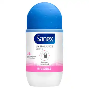 Jumbo Sanex dermo invisible deodorant roller 50ml aanbieding