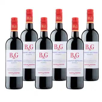 Jumbo Barton & guestier - réserve - cabernet sauvignon - 6 x 750ml aanbieding