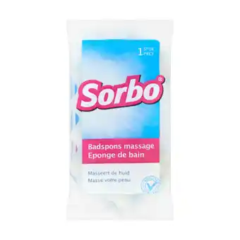 Jumbo Sorbo badspons massage aanbieding