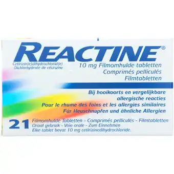 Jumbo Reactine tabletten 10 mg 21 stuks aanbieding