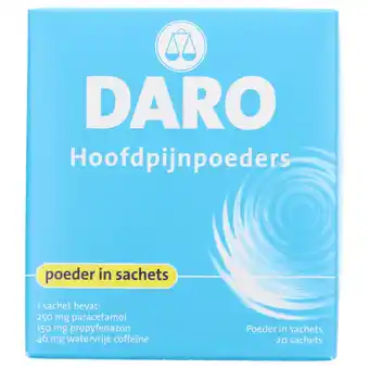 Jumbo Hoofdpijnpoeders sachets, 20 stuks aanbieding