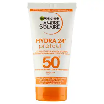 Jumbo Garnier ambre solaire beschermende zonnemelk 50+ spf 50ml aanbieding