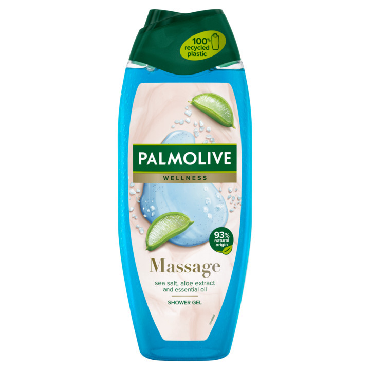 Palmolive wellness massage douchegel met zeezout, aloë veraextract en