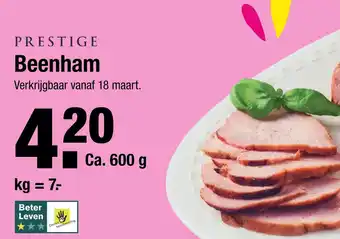 ALDI Beenham 600g aanbieding