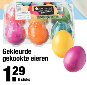 ALDI Gekleurde gekookte eieren aanbieding