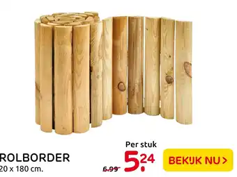 Praxis Rolborder 20x180cm aanbieding