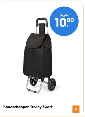 Blokker Boodschappen Trolley Zwart aanbieding