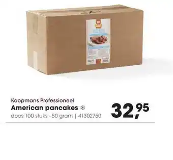 HANOS Koopmans professioneel american pancakes 50 gram aanbieding