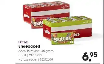 HANOS Skittles snoepgoed aanbieding