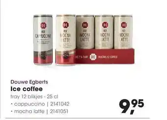 HANOS Douwe egberts ice coffee aanbieding