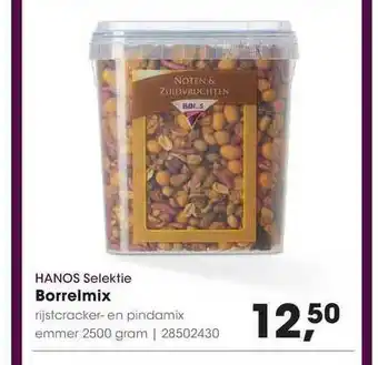 HANOS Hanos selektie borrelmix 2500g aanbieding